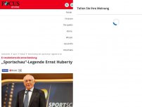 Bild zum Artikel: Er moderierte die erste Sendung - „Sportschau“-Legende Ernst Huberty ist tot