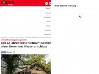 Bild zum Artikel: 14 Grad findet er ganz angenehm - Seit 32 Jahren lebt Friedmunt Sonnemann ohne Strom- und Wasseranschluss