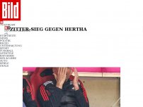 Bild zum Artikel: Zitter-Sieg gegen Hertha - Zweimal Note 5 für die Bayern
