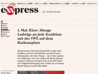 Bild zum Artikel: 1. Mai: Auch Transparente für Babler am Rathausplatz