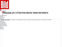 Bild zum Artikel: Tatverdächtige (15, 18) gefasst - Mann in Lüdenscheid niedergeschossen