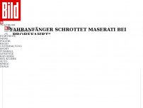 Bild zum Artikel: Sohn schrottet Maserati bei „Probefahrt“ - DAS gibt RICHTIG Ärger mit Vaddern!