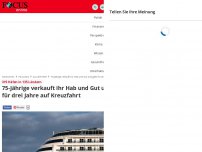 Bild zum Artikel: 375 Häfen in 135 Ländern  - 75-Jährige verkauft ihr Hab und Gut und geht für drei Jahre auf Kreuzfahrt