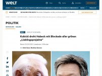 Bild zum Artikel: Kubicki droht Habeck mit Blockade aller grünen „Lieblingsprojekte“