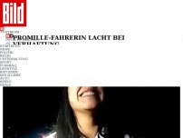 Bild zum Artikel: Promille-Fahrerin lacht bei Verhaftung - SIE hat gerade zwei Menschen totgefahren