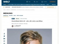 Bild zum Artikel: Deutschland stürzt ab – aber alle reden vom Klima