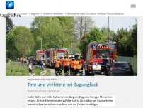 Bild zum Artikel: Bahnarbeiter nahe Köln erfasst - mehrere Tote und Verletzte