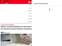 Bild zum Artikel: „Haben zusammen geweint“  - Traditionsbäckerei Heimann meldet Insolvenz an und schließt alle Filialen