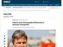 Bild zum Artikel: Habeck nennt Heizungspläne Meilenstein in deutscher Klimapolitik