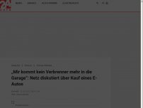 Bild zum Artikel: „Mir kommt kein Verbrenner mehr in die Garage“: Netz diskutiert über Kauf eines E-Autos 