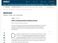 Bild zum Artikel: AfD in Ostdeutschland stärkste Partei