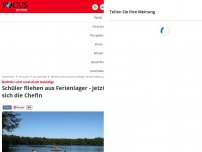 Bild zum Artikel: „Viele Kinder stehen unter Schock“ - Bedroht und rassistisch beleidigt - Schüler fliehen aus Ferienlager