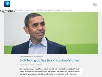 Bild zum Artikel: BioNTech hat einige Krebs-Impfstoffe in der Pipeline