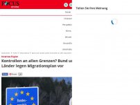 Bild zum Artikel: Internes Papier zum Migrationsgipfel - Bund und Länder wollen Kontrollen an allen deutschen Grenzen