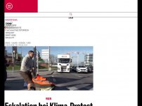 Bild zum Artikel: Eskalation bei Klima-Protest am Verteilerkreis