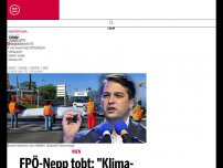 Bild zum Artikel: FPÖ-Nepp tobt: 'Klima-Terroristen haben Menschenleben auf Gewissen'