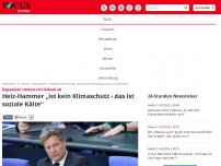 Bild zum Artikel: Opposition rechnet mit Habeck ab - Heiz-Hammer „ist kein Klimaschutz - das ist soziale Kälte“