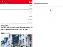 Bild zum Artikel: „Bin stinksauer“ - Auf 10 Seiten rechnet Hausbesitzer Habecks Heiz-Gesetz in Grund und Boden