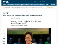 Bild zum Artikel: Letzter Auftritt – Dunja Hayali verlässt das „Aktuelle Sportstudio“