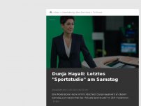 Bild zum Artikel: Dunja Hayali: Letztes 'Sportstudio' am Samstag