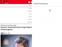 Bild zum Artikel: Half Firmen als „Business Angel“ - Zweiter Staatssekretär bringt Habeck in Erklärungsnot