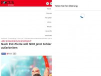 Bild zum Artikel: „Sehr enttäuschend und ernüchternd“ - Nach ESC-Pleite will NDR jetzt Fehler aufarbeiten