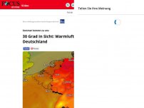 Bild zum Artikel: Sommer kommt zu uns: 30 Grad in Sicht: Warmluftblase schiebt...