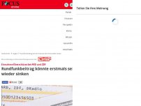 Bild zum Artikel: ARD, ZDF und Co. erzielen Überschüsse: Der Rundfunkbeitrag...