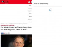 Bild zum Artikel: Erkrankte Trainerlegende: Krebsdiagnose war für Christoph Daum...