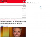 Bild zum Artikel: Die FOCUS-Kolumne von Jan Fleischhauer - Jan Böhmermann ist Grund genug, den Rundfunkbeitrag zu verweigern