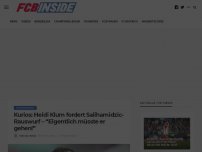 Bild zum Artikel: Kurios: Heidi Klum fordert Salihamidzic-Rauswurf – “Eigentlich müsste er gehen!”