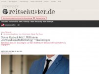 Bild zum Artikel: Neuer Habeck-GAU: Millionen „Verwandtschaftsförderung“ verschwiegen