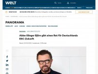 Bild zum Artikel: Abba-Sänger Björn gibt einen Rat für Deutschlands ESC-Zukunft