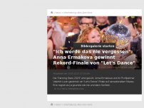 Bild zum Artikel: Anna Ermakova gewinnt Rekord-Finale von 'Let's Dance'