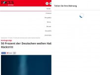 Bild zum Artikel: Absturz nach Causa Graichen - Neue Insa-Umfrage zeigt: Jeder Zweite will Habecks Rücktritt