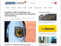 Bild zum Artikel: Taxifahrer fährt 92-Jährige zur Polizei statt zur Bank und verhindert Telefonbetrug