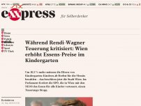 Bild zum Artikel: Während Rendi-Wagner Teuerung kritisiert: Wien erhöht Essens-Preise im Kindergarten