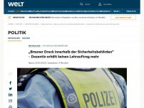 Bild zum Artikel: „Brauner Dreck innerhalb der Sicherheitsbehörden“ – Dozentin erhält keinen Lehrauftrag mehr