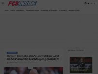 Bild zum Artikel: Bayern-Comeback? Arjen Robben wird als Salihamidzic-Nachfolger gehandelt!
