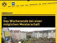 Bild zum Artikel: Das Wochenende bei einer möglichen Meisterschaft