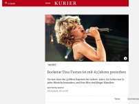 Bild zum Artikel: Rockstar Tina Turner ist gestorben