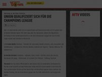 Bild zum Artikel: Union qualifiziert sich für die Champions League