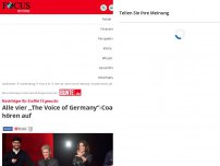 Bild zum Artikel: Nachfolger für Staffel 13 gesucht: Alle vier „The Voice of...