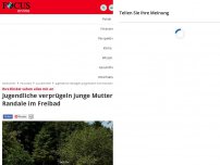 Bild zum Artikel: Ihre Kinder sahen alles mit an - Jugendliche verprügeln junge Mutter nach Randale im Freibad