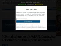 Bild zum Artikel: 100-mal schneller als WLAN: Deutscher Forscher für Erfinderpreis nominiert