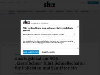 Bild zum Artikel: Ausflugslokal am NOK: „Eisstübchen“ führt Schnellschalter für Polizisten und Sanitäter ein