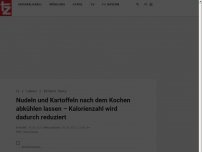 Bild zum Artikel: Nudeln und Kartoffeln nach dem Kochen abkühlen lassen – das reduziert die Kalorienzahl