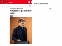 Bild zum Artikel: Nächste Umfrage-Klatsche: AfD plötzlich gleichauf mit der SPD -...