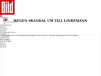 Bild zum Artikel: Wegen Skandal um Till Lindemann - Rossmann stoppt Verkauf von Rammstein-Parfüm