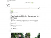 Bild zum Artikel: Weinböhla: Mit der Simson an die Ostsee